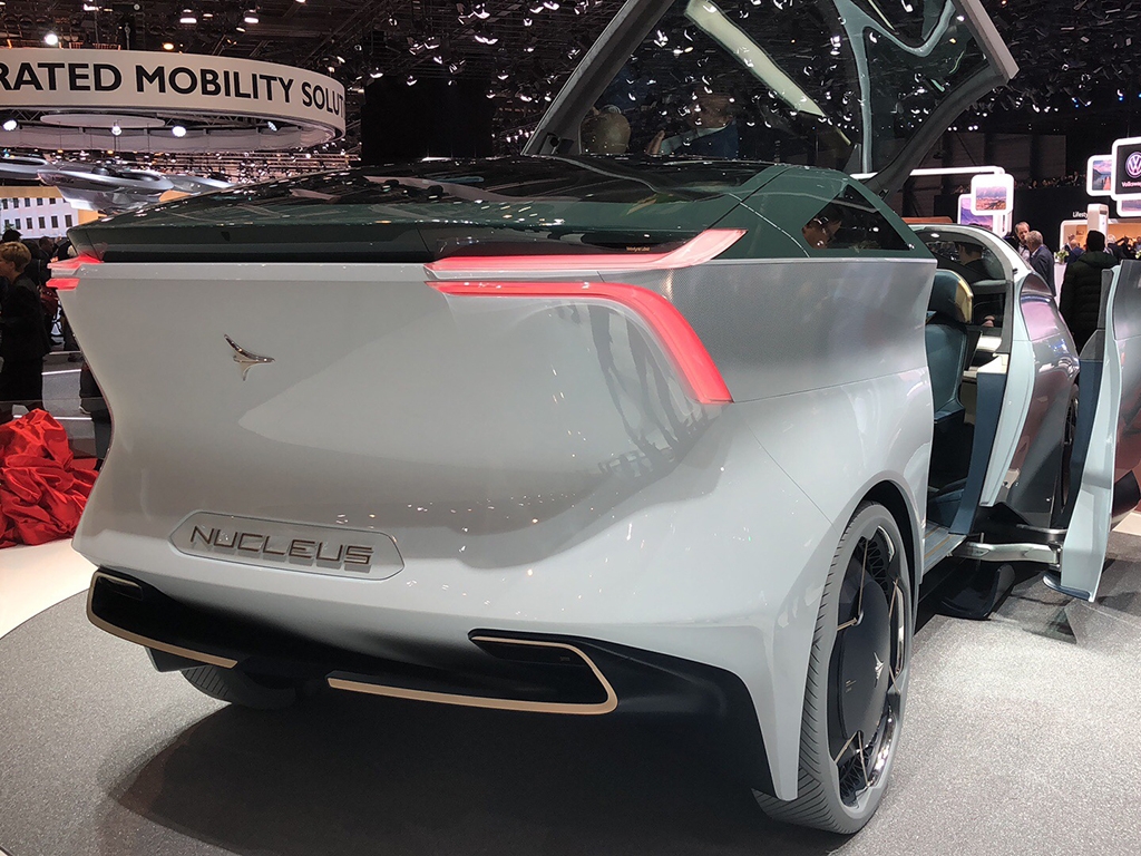 前瞻技術(shù)，五級(jí)自動(dòng)駕駛, Icona Nucleus概念車，2018日內(nèi)瓦車展