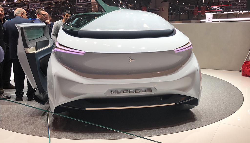 前瞻技術(shù)，五級(jí)自動(dòng)駕駛, Icona Nucleus概念車，2018日內(nèi)瓦車展