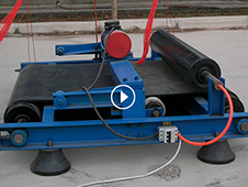 托輥(振打)膠帶清掃器 托輥(振打)膠帶清掃器